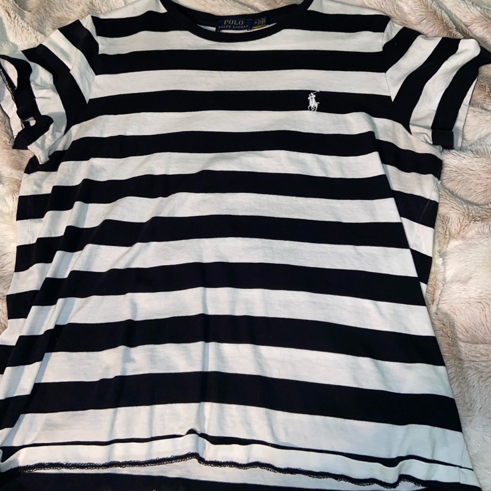 Ralph Lauren striped cropped shirt